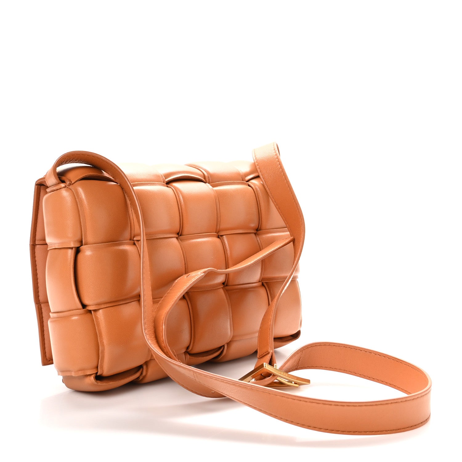 Bottega Veneta Nappa Maxi Intreccio Small Padded Cassette Crossbody Bag Clay 3 of 10