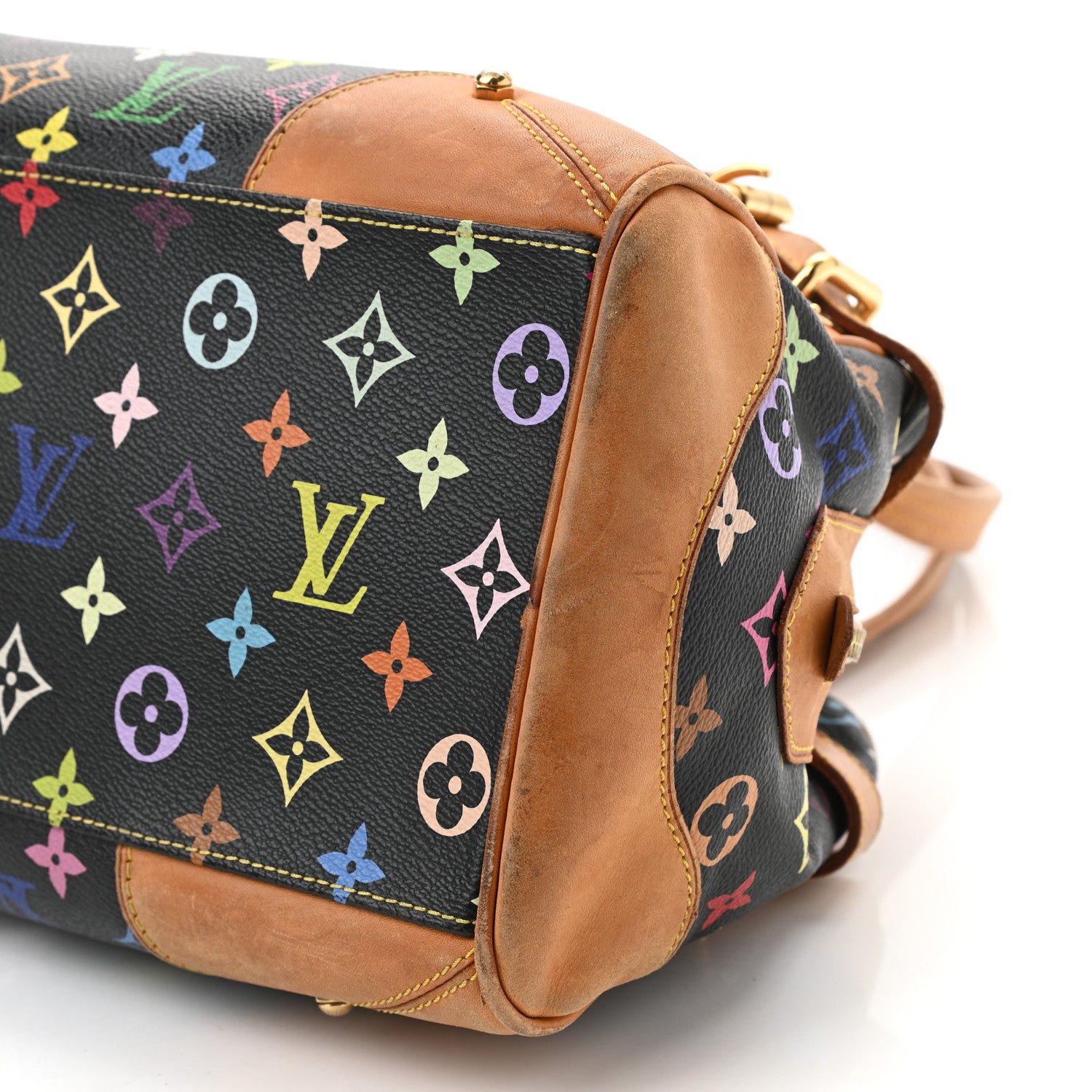 Louis Vuitton Monogram Multicolor Claudia Black 10 of 11