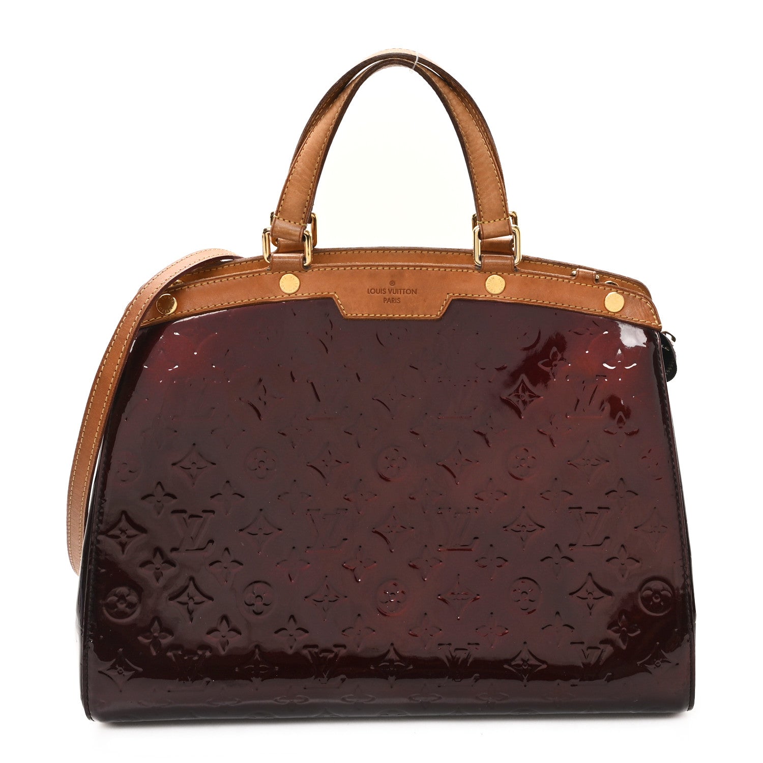Louis Vuitton Vernis Brea GM  Amarante 1 of 10