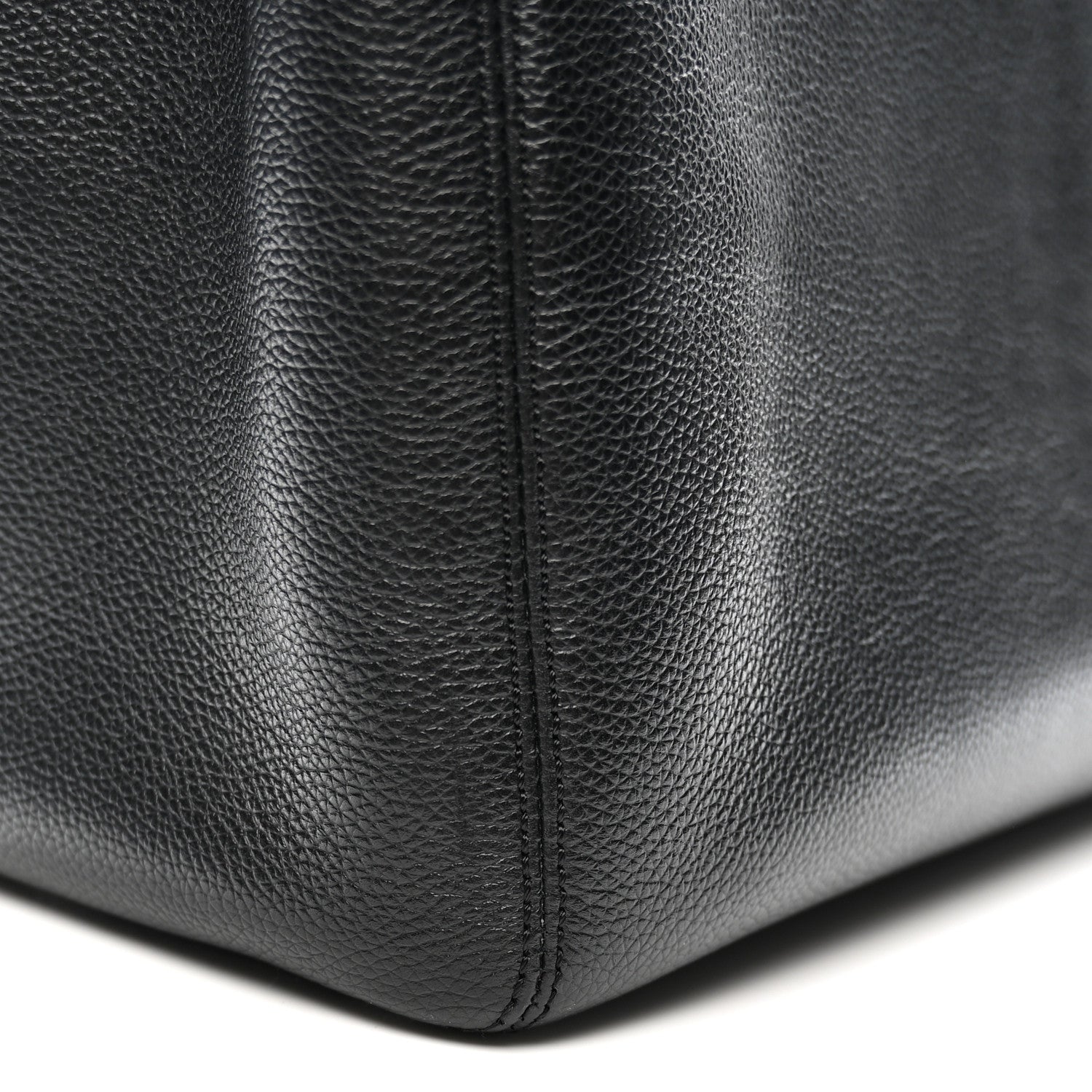 Chanel Calfskin Cerf Executive Shopper Tote Black 12 of 12