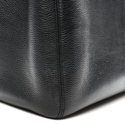 Chanel Calfskin Cerf Executive Shopper Tote Black 12 of 12