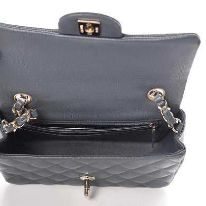 Chanel Caviar Quilted Mini Rectangular Flap Dark Grey 5 of 7
