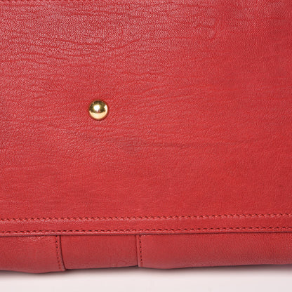 Saint Laurent Sheepskin Medium Cabas ChYc Rouge Orient 20 of 23