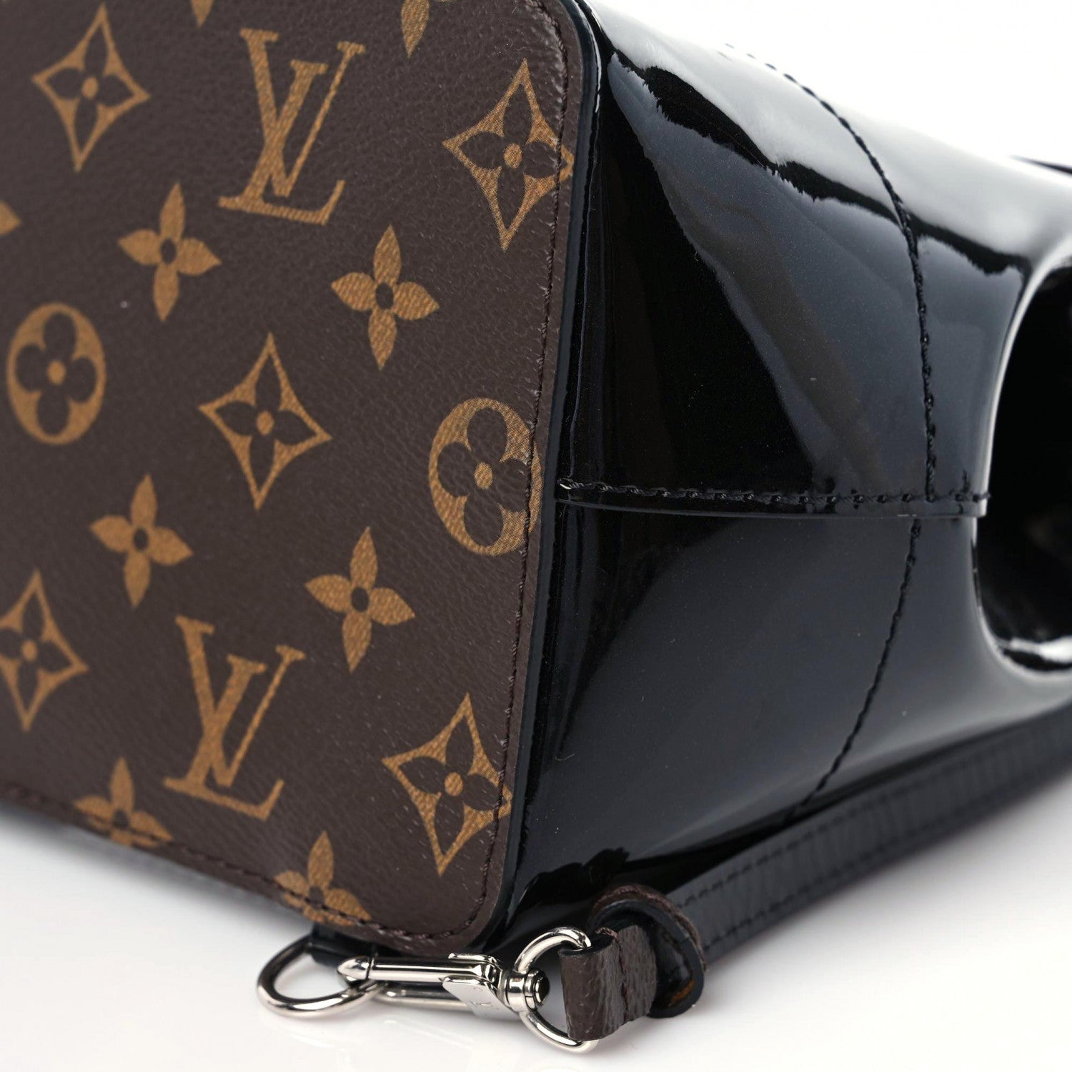 Louis Vuitton Patent Monogram Hot Springs Backpack Black 6 of 9