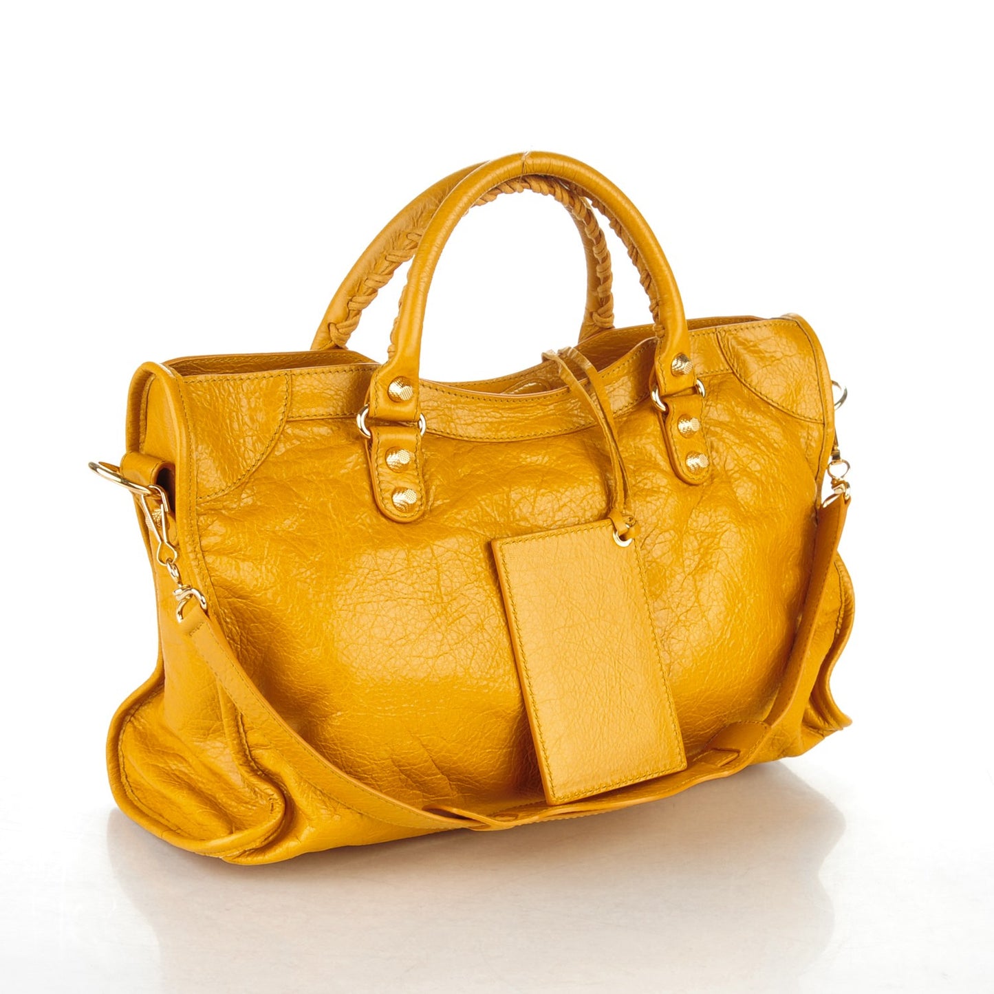 Agneau Giant 12 Gold Hardware City Jaune Moutarde