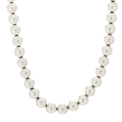 Tiffany Sterling Silver 10mm Hardwear Ball Necklace 1 of 5