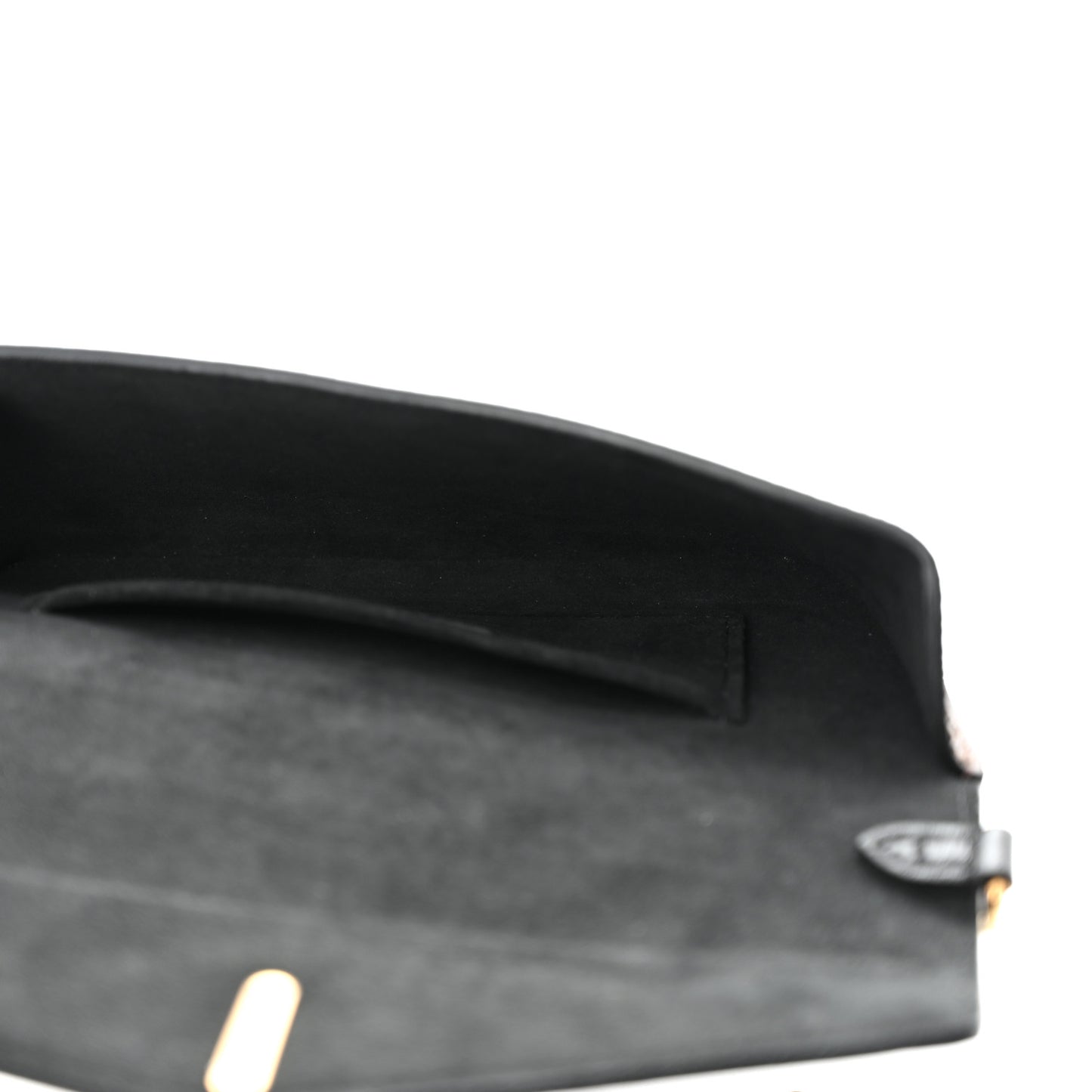 Monogram Padlock On Strap Black