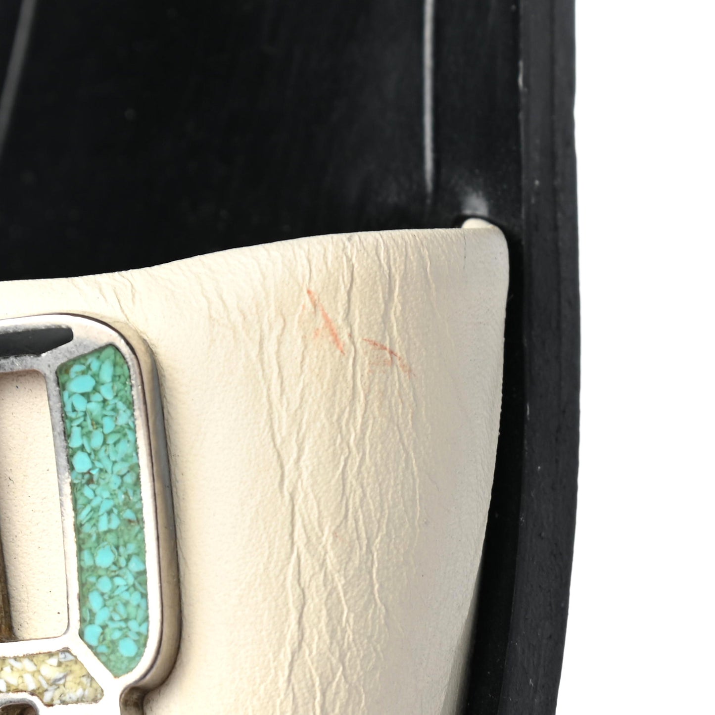 Calfskin Dio(r)evolution 10mm Slide Sandals 37 Off White