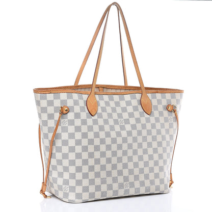 Louis Vuitton Damier Azur Neverfull MM 3 of 25