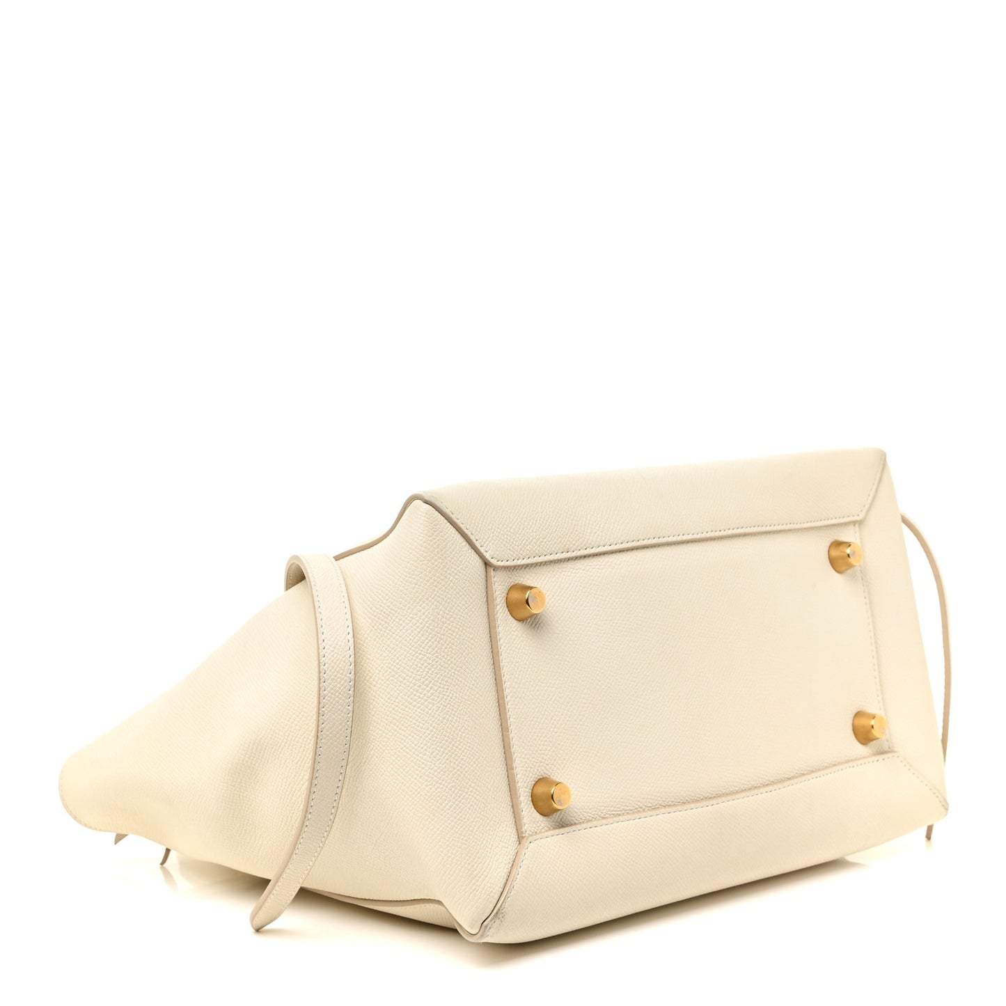 Grained Calfskin Mini Belt Bag White