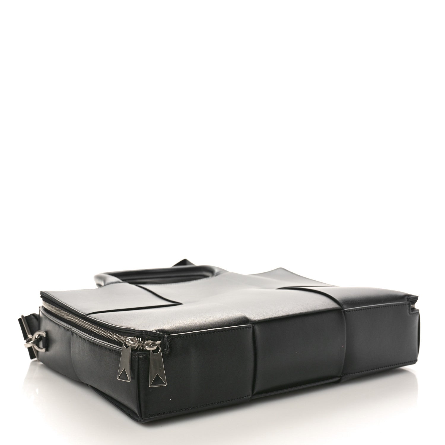 Bottega Veneta Urban Calfskin Maxi Intrecciato Arco Briefcase Black 4 of 8