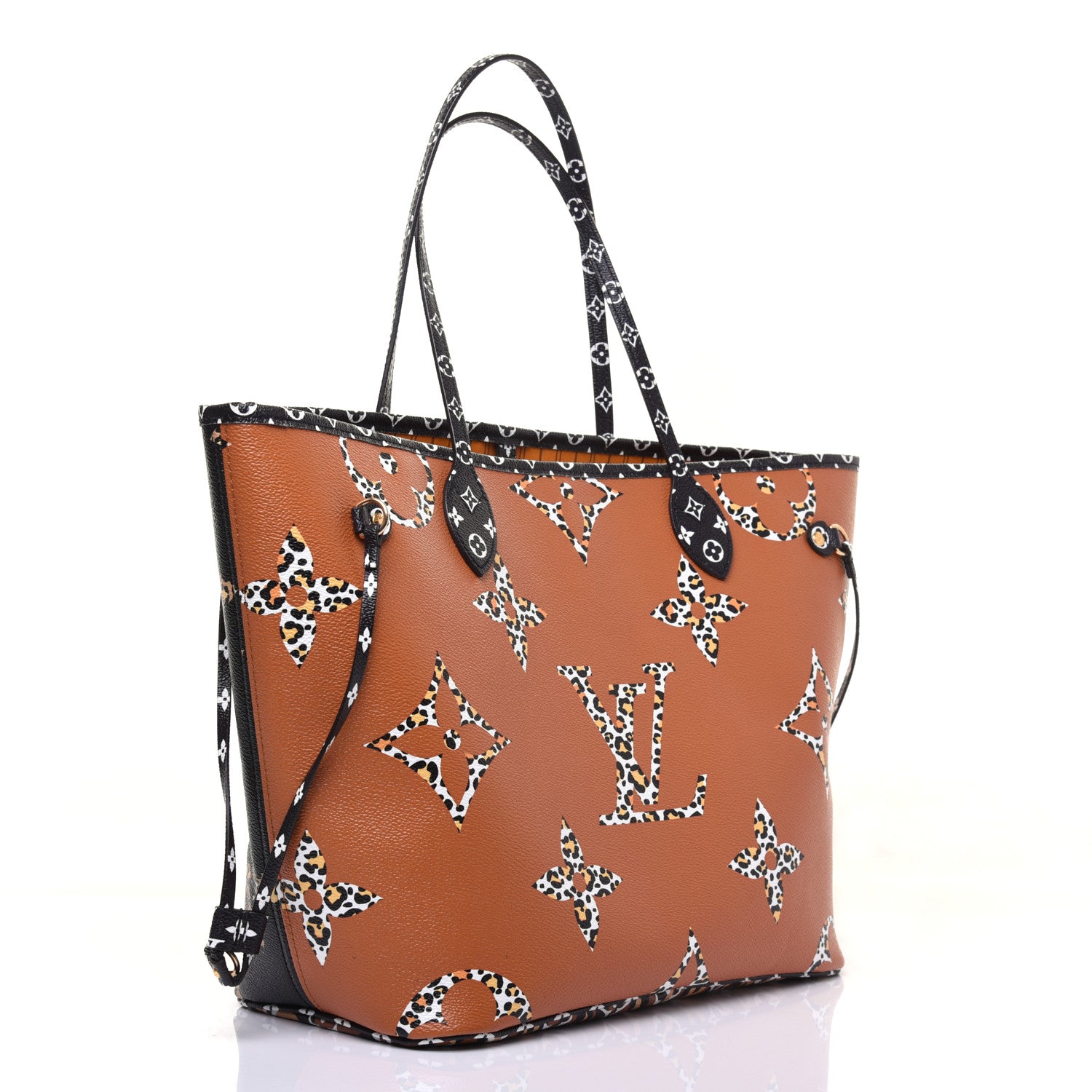 Louis Vuitton Monogram Giant Jungle Neverfull MM Black 3 of 14