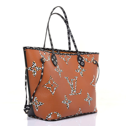 Louis Vuitton Monogram Giant Jungle Neverfull MM Black 3 of 14