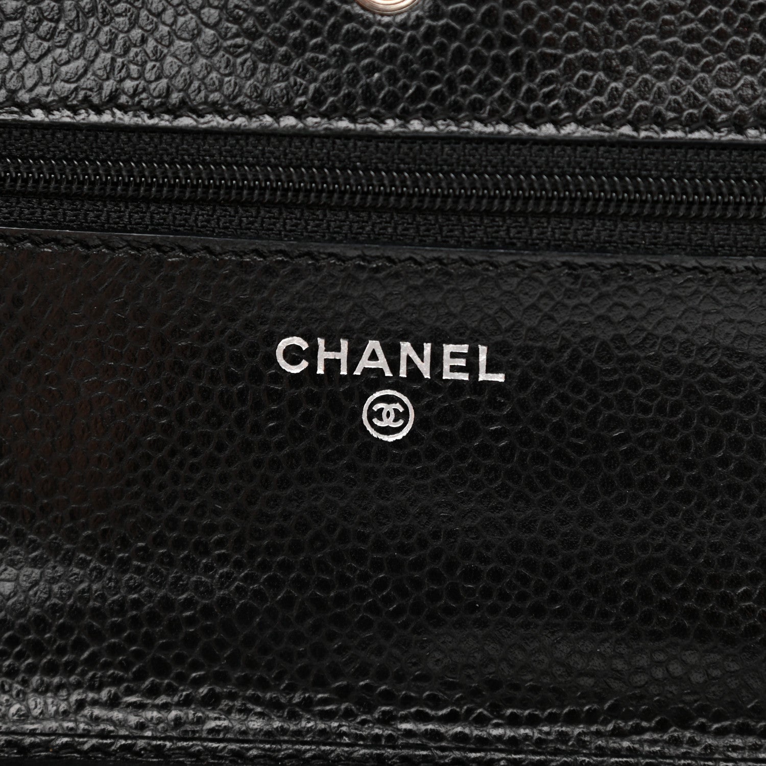 Chanel Caviar Quilted Wallet On Chain WOC Black 6 of 13