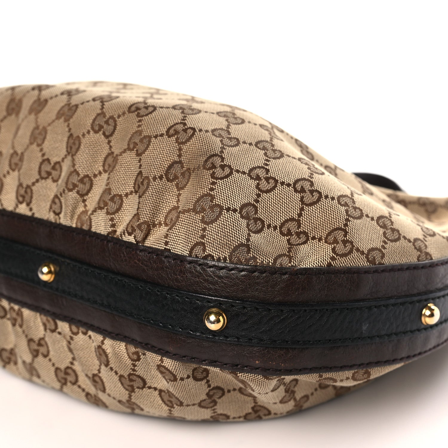 Gucci Monogram Medium Interlocking Hobo Dark Brown 9 of 12