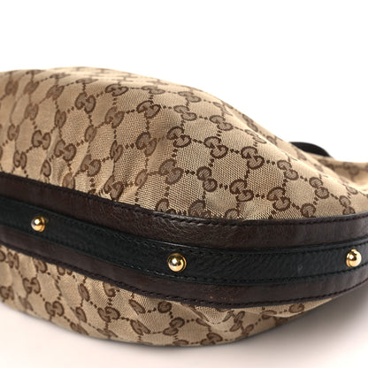 Gucci Monogram Medium Interlocking Hobo Dark Brown 9 of 12