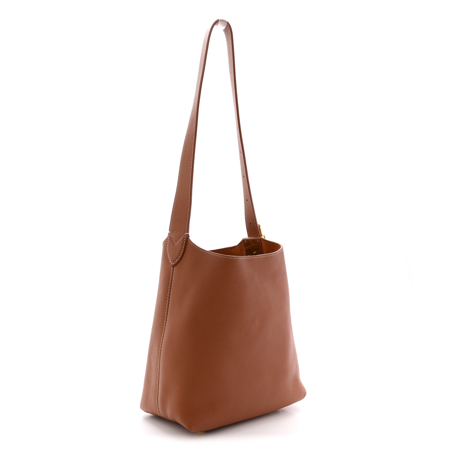 Louis Vuitton Grained Calfskin Low Key Hobo PM Cognac 4 of 15