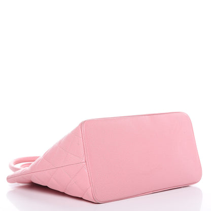 Chanel Caviar Quilted Medallion Tote Light Pink 4 of 15