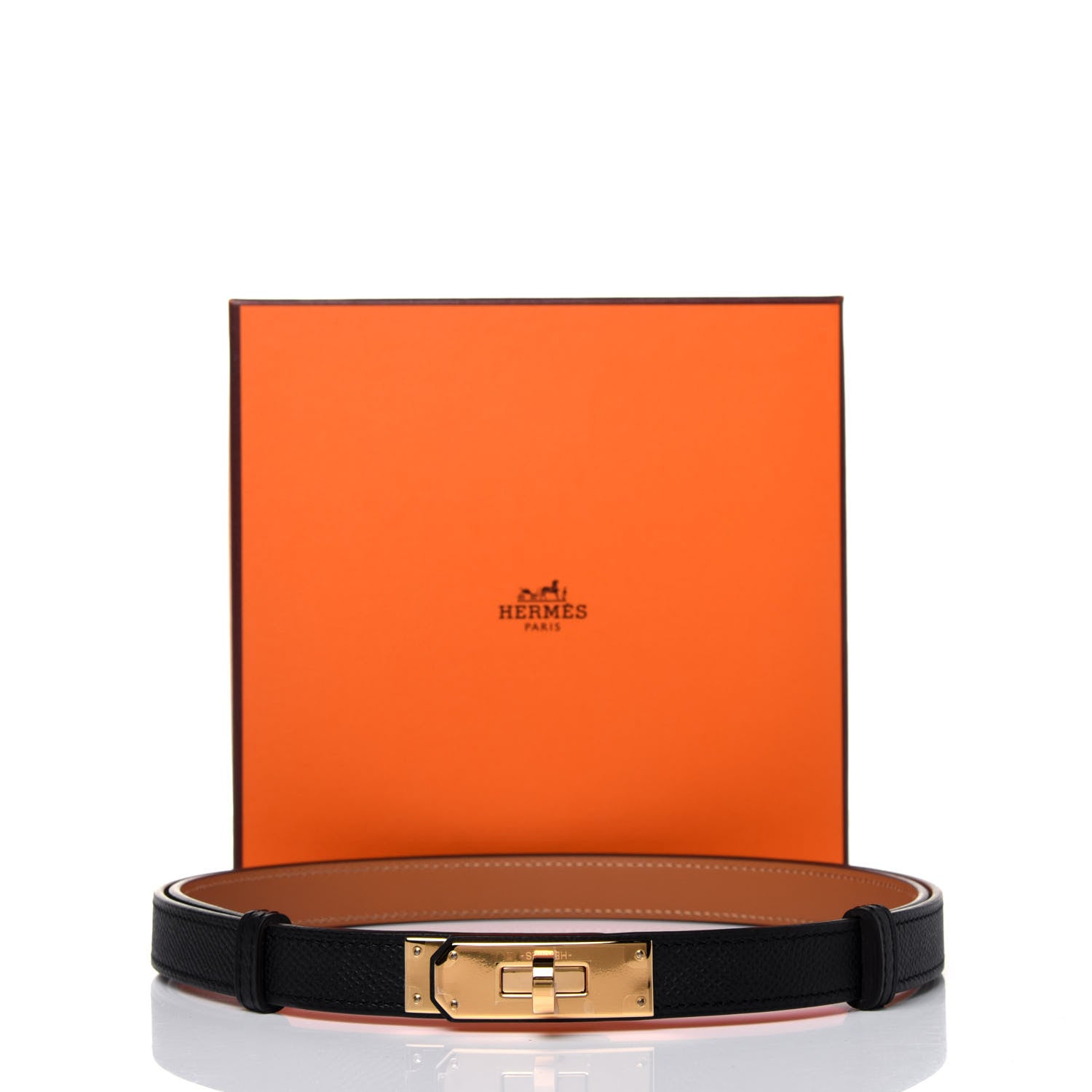 Hermes Epsom Kelly Belt Black 6 of 6