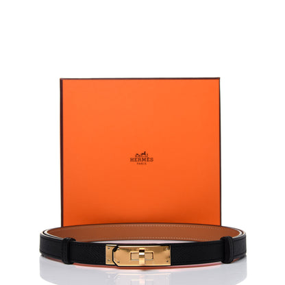 Hermes Epsom Kelly Belt Black 6 of 6