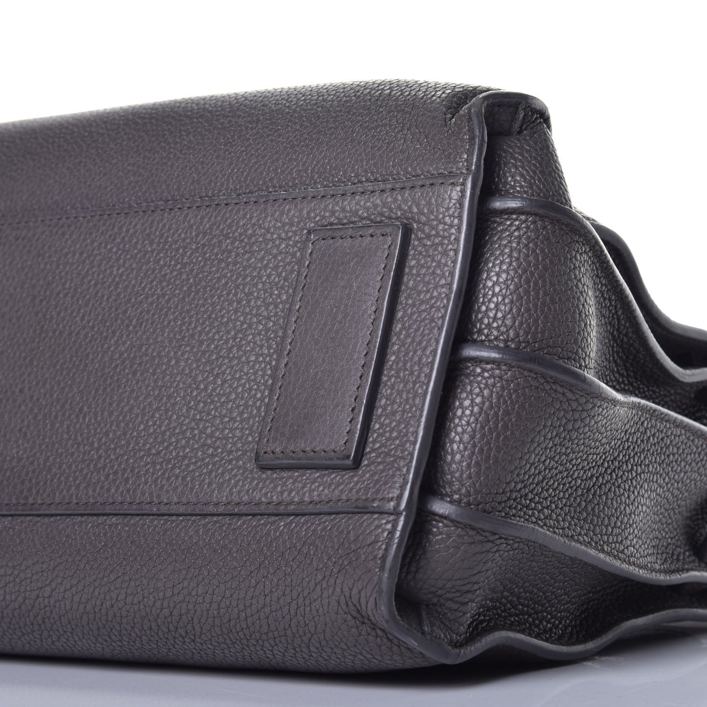 Grained Calfskin Baby Sac De Jour Souple Coal