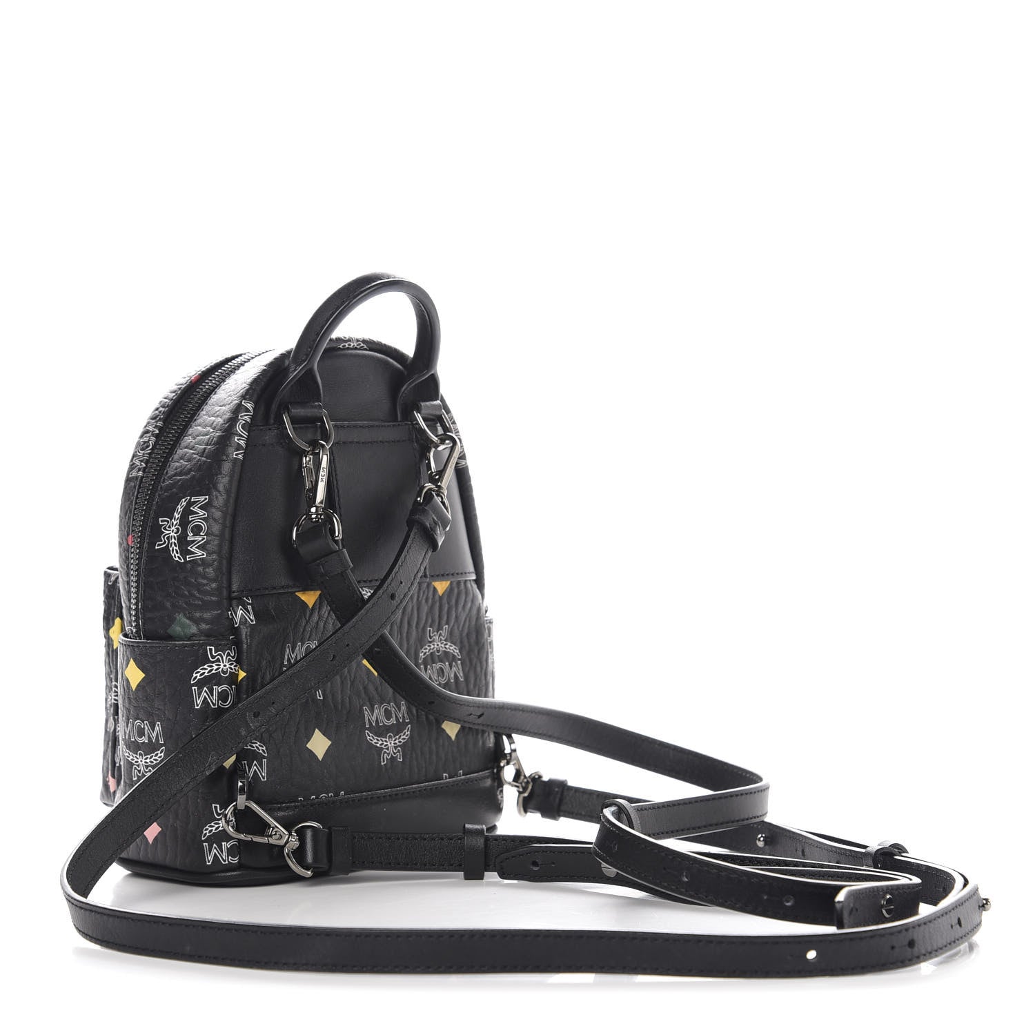 MCM Visetos Spektrum X-Mini Backpack Black 2 of 9