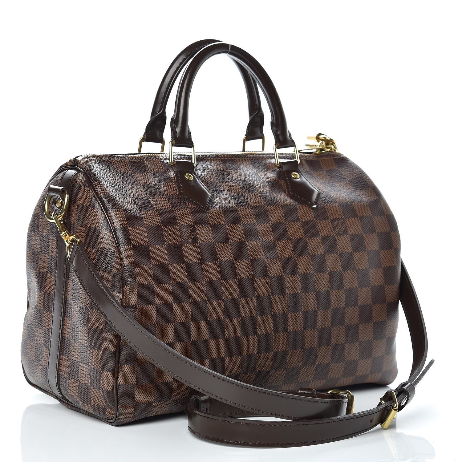 Louis Vuitton Damier Ebene Speedy Bandouliere 30 3 of 18