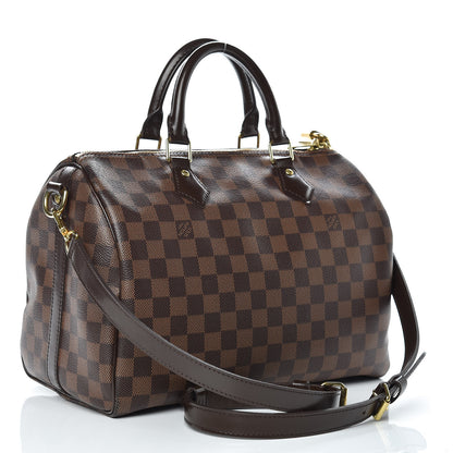 Louis Vuitton Damier Ebene Speedy Bandouliere 30 3 of 18