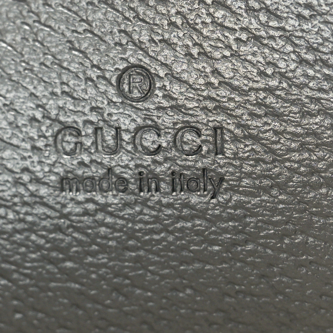 Gucci GG Supreme Monogram Textured Dollar Calfskin Small Ophidia Top Handle Shoulder Grey Black Graphite Grey 6 of 10