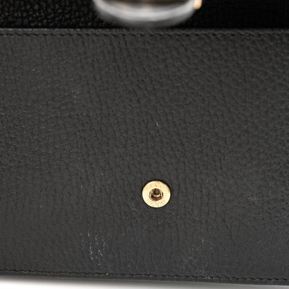 Gucci Dollar Calfskin Interlocking G Chain Wallet Black 8 of 11