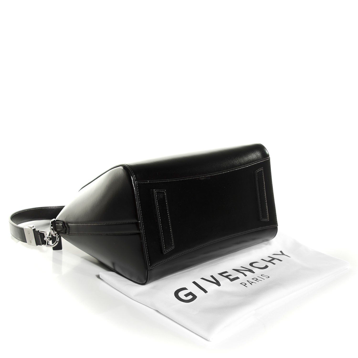 Givenchy Shiny Lord Calfskin Medium Antigona Black 4 of 10