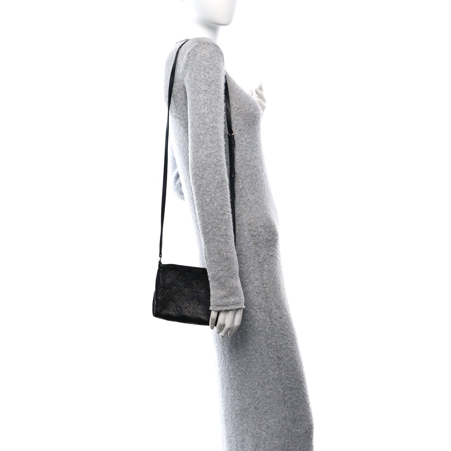 Louis Vuitton Empreinte Pallas Crossbody Black 2 of 9