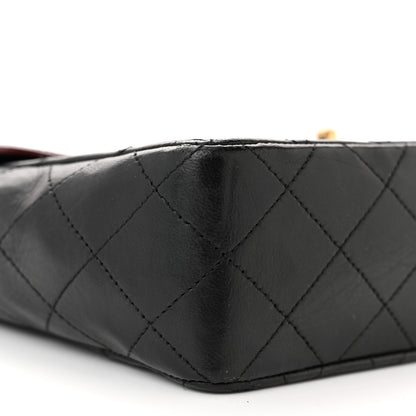 Chanel Lambskin Quilted Bi-Color Small Single Flap Black 9 of 14