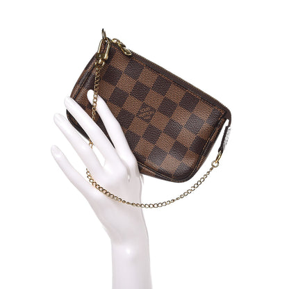 Louis Vuitton Damier Ebene Mini Pochette Accessories 2 of 7