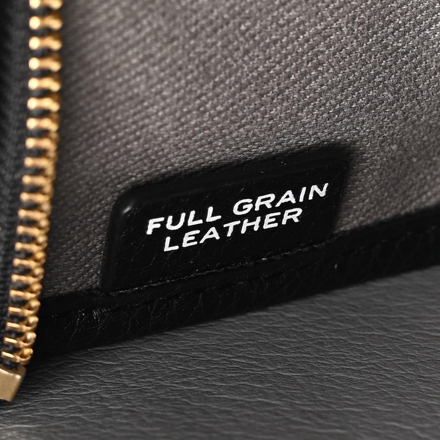 Grained Calfskin Small The Tote Bag Black