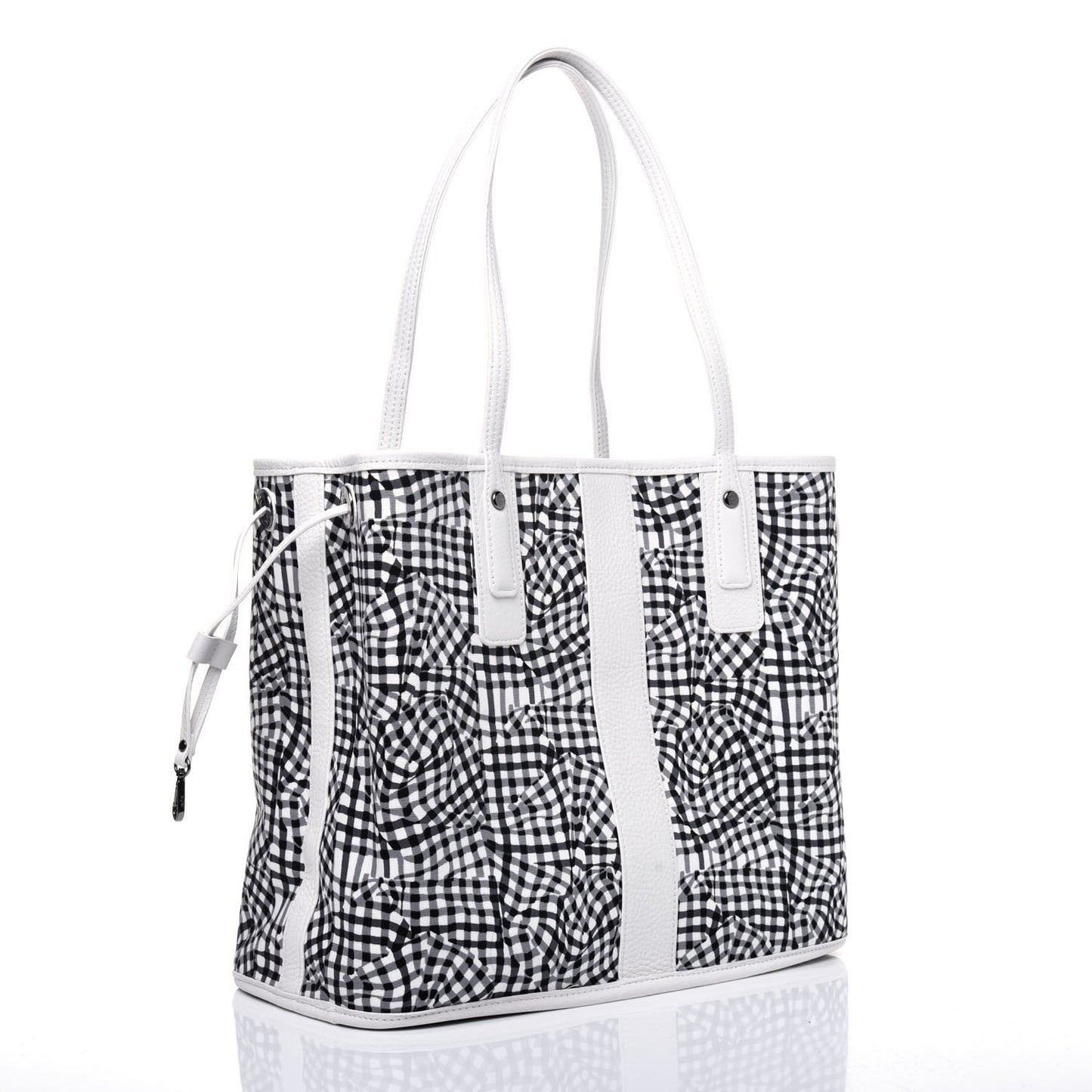 Visetos Medium Liz Reversible Shopper Tote White