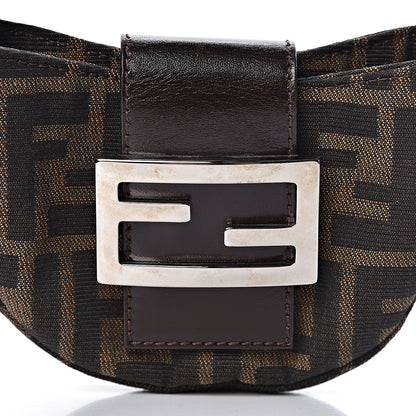 Fendi Zucca Mini Half Moon Baguette Tobacco 11 of 11