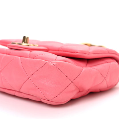 Chanel Lambskin Quilted Mini Funky Town Flap Pink 10 of 12