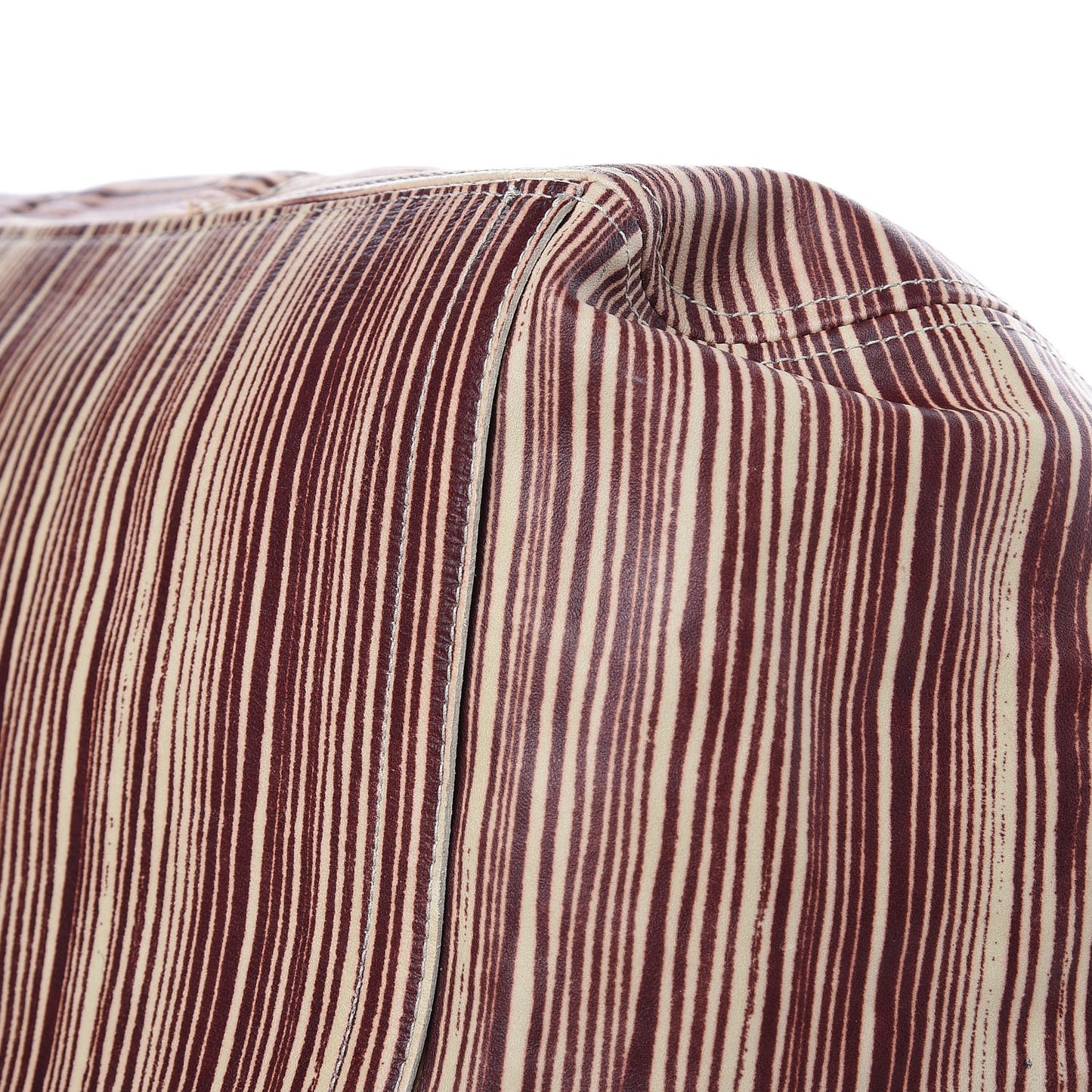 Printed Calfskin Nappa Intrecciato Reversible Tote Multicolor