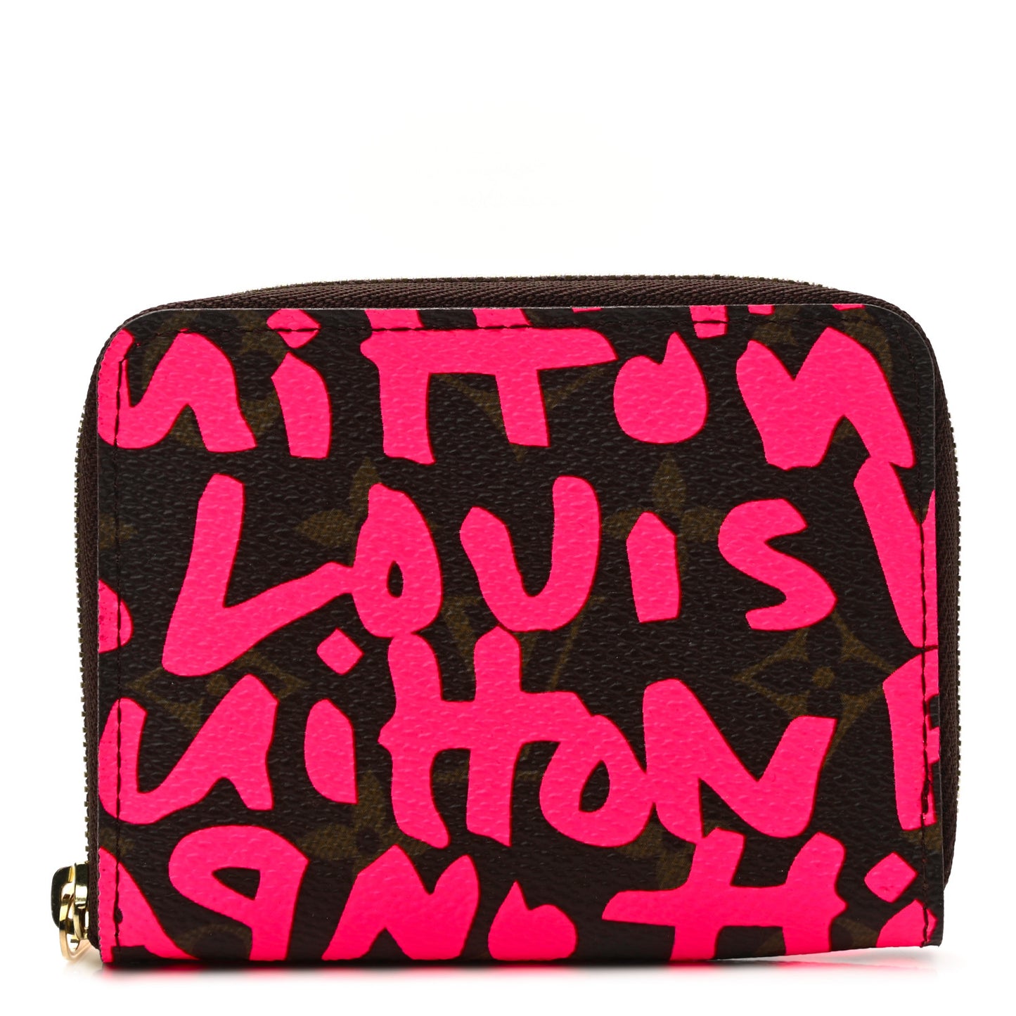 Monogram Graffiti Zippy Coin Purse Fuchsia