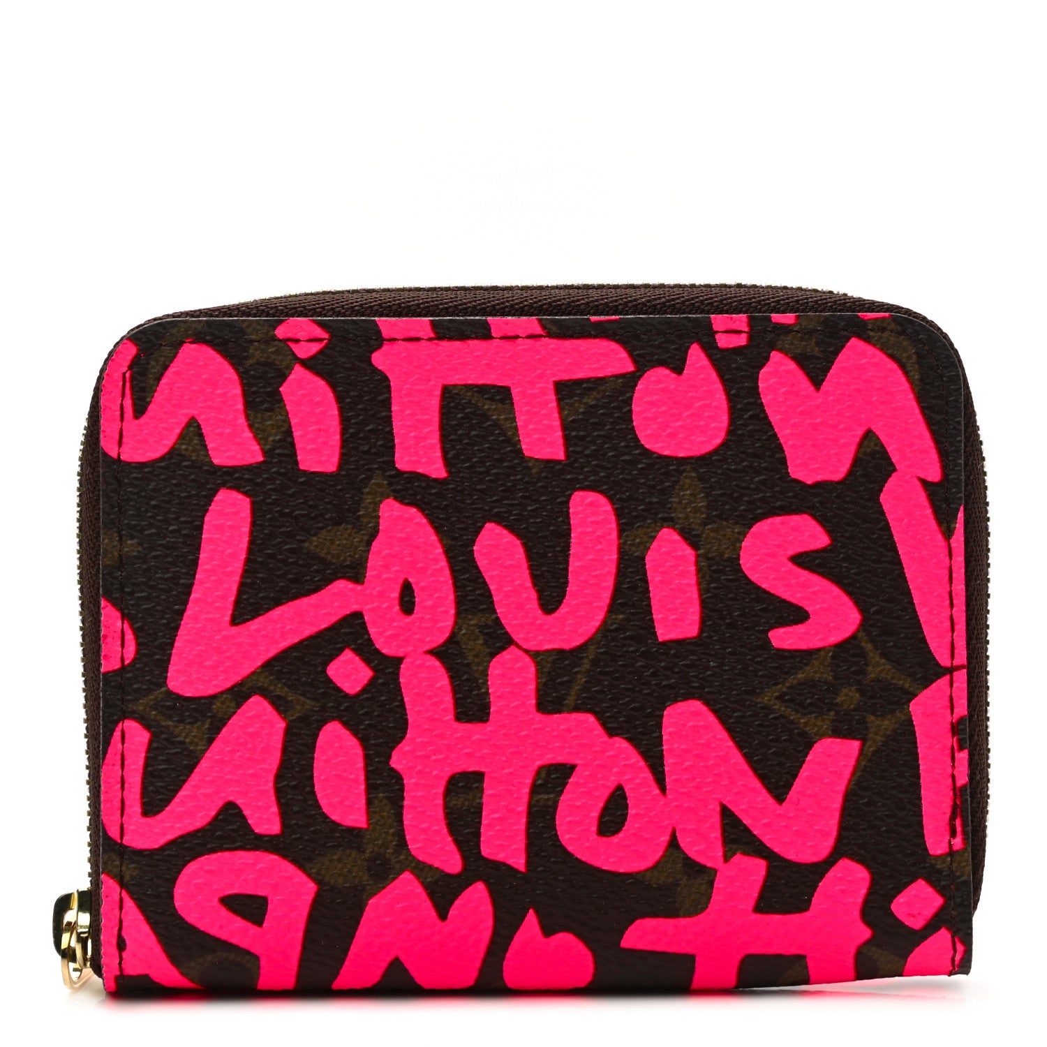 Louis Vuitton Monogram Graffiti Zippy Coin Purse Fuchsia 1 of 8