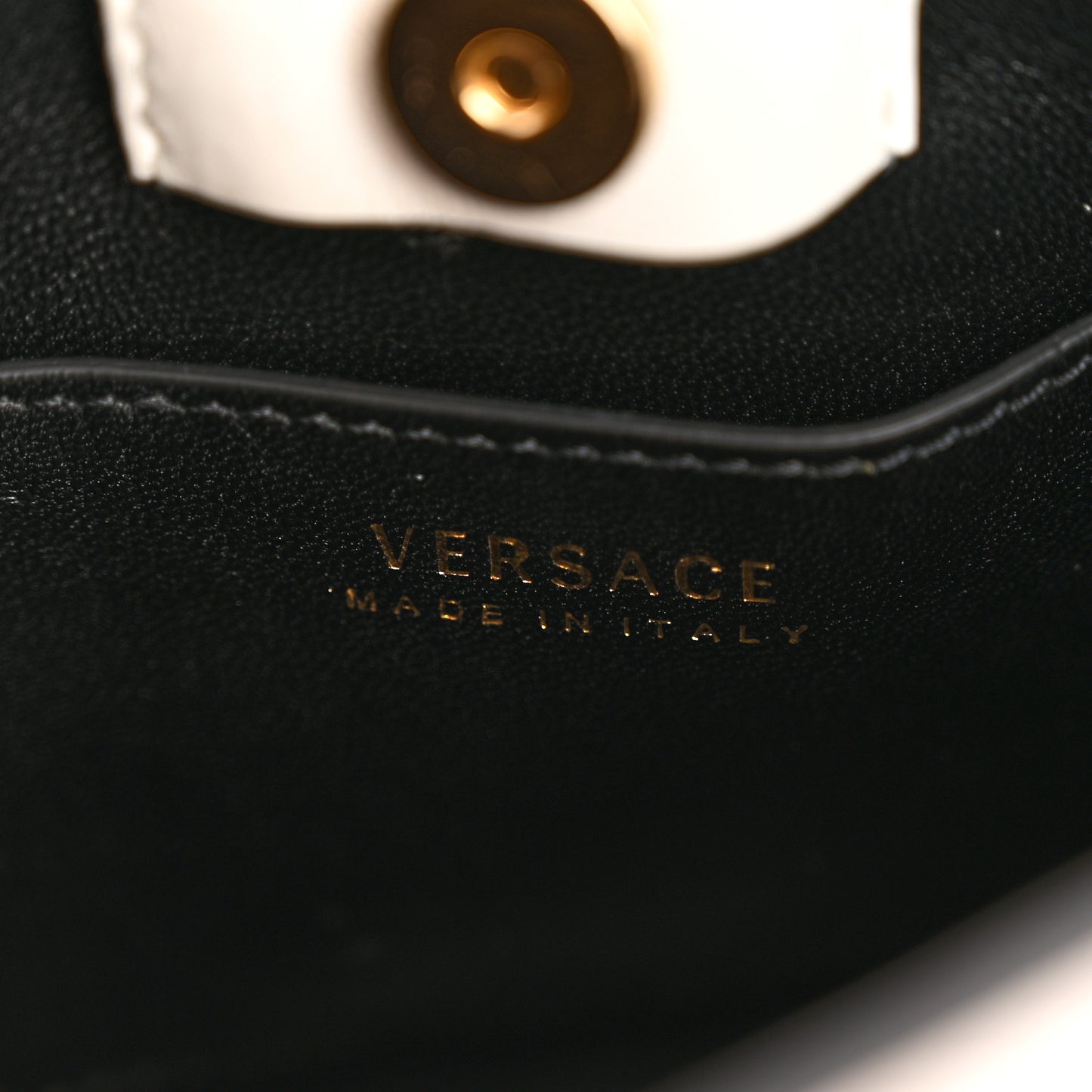 Vitello Mini Virtus Bucket Bag White
