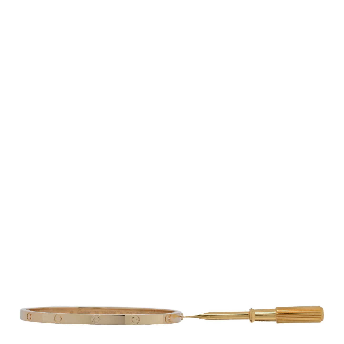 18K Yellow Gold Small LOVE Bracelet 16