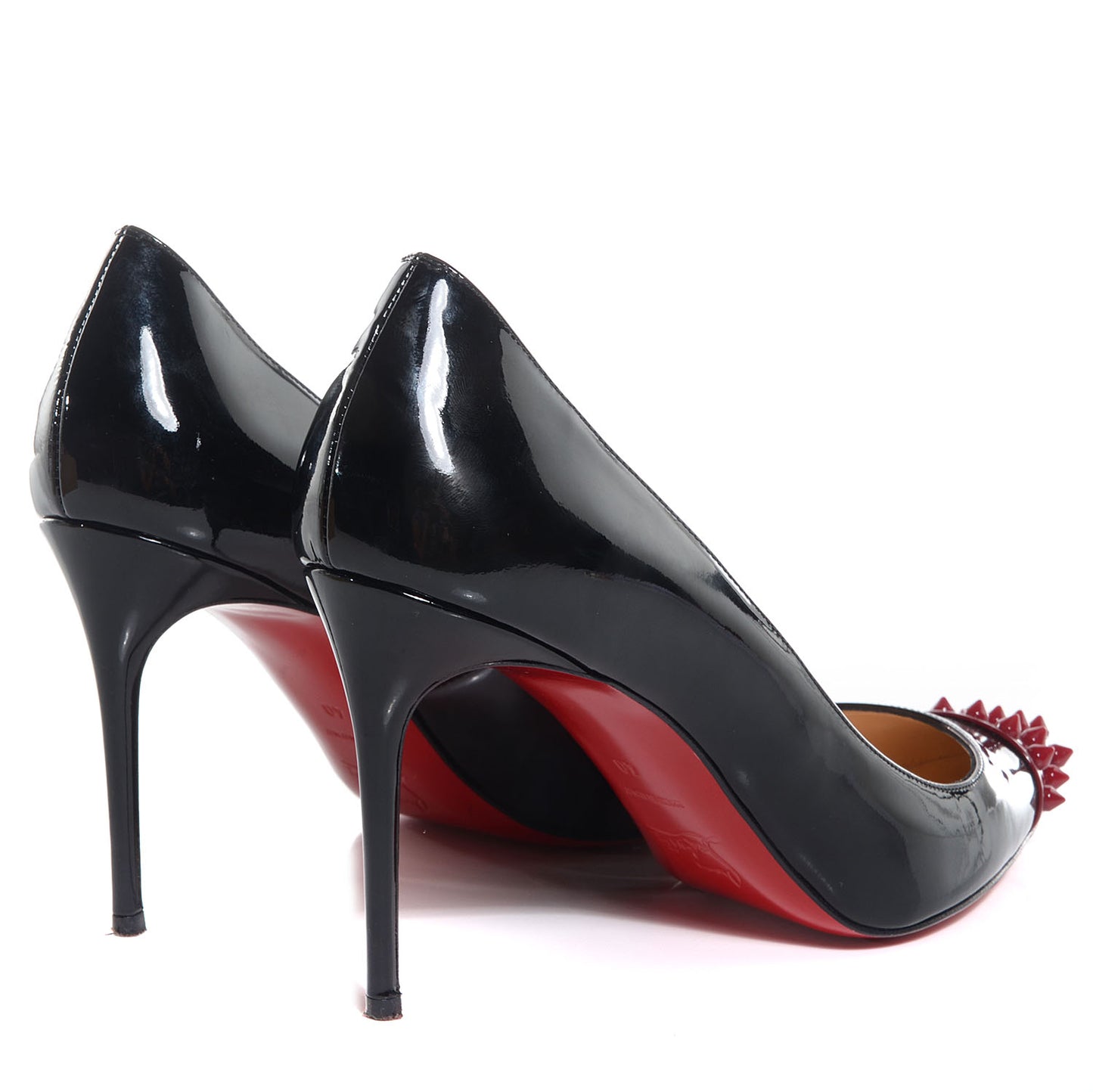 Patent Geo 85 Pumps 40 Black Red