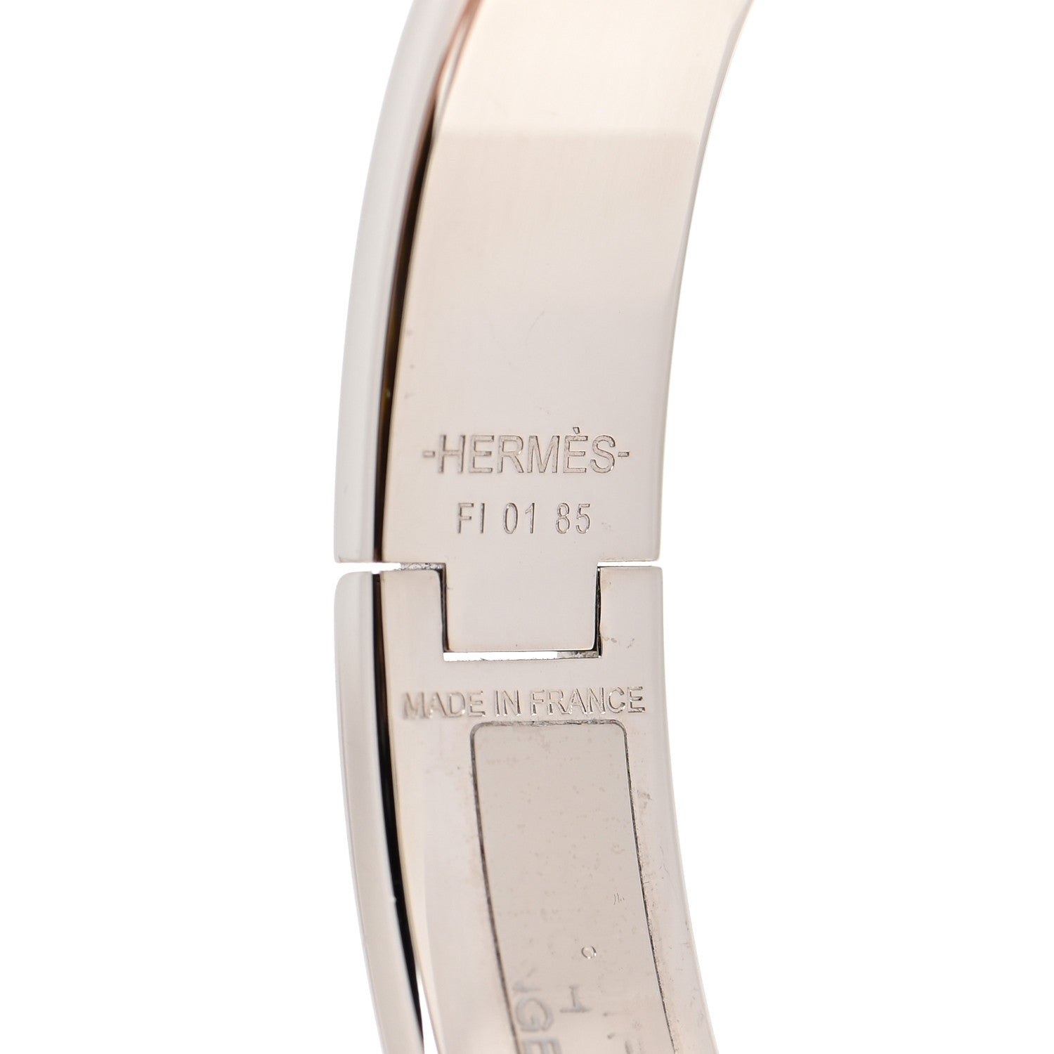 Hermes Enamel Narrow Clic Clac H Bracelet PM Orange 4 of 6
