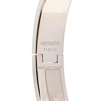 Hermes Enamel Narrow Clic Clac H Bracelet PM Orange 4 of 6
