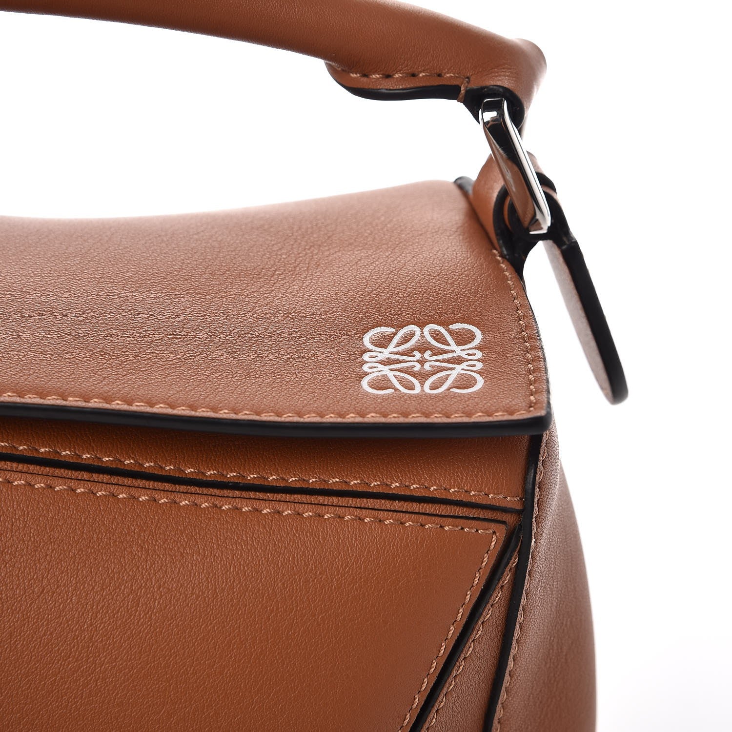 Loewe Calfskin Small Puzzle Bag Tan 8 of 8