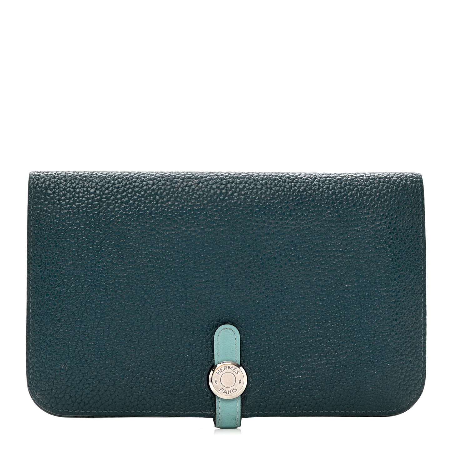 Togo Swift Dogon Duo Wallet Colvert Bleu Atoll