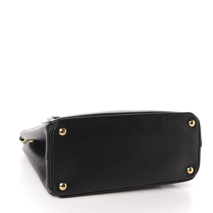 Prada Saffiano Small Galleria Double Zip Tote Black 4 of 10
