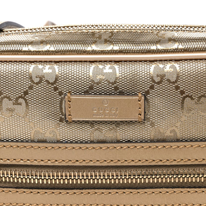 Gucci Imprime Monogram Small Shoulder Bag  Champagne 8 of 10